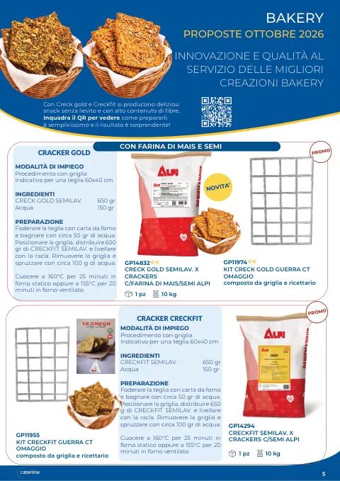Copertina: Proposte Bakery – ottobre