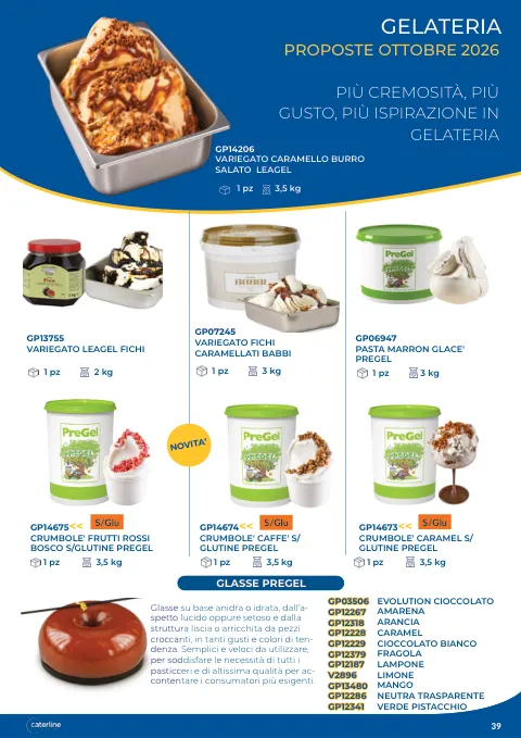 Copertina: Proposte Gelateria – ottobre
