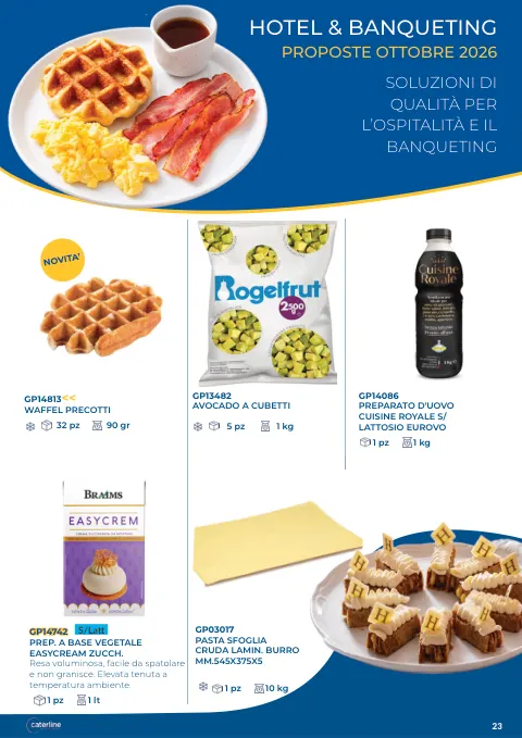 Copertina: Proposte Hotel e Banqueting – ottobre